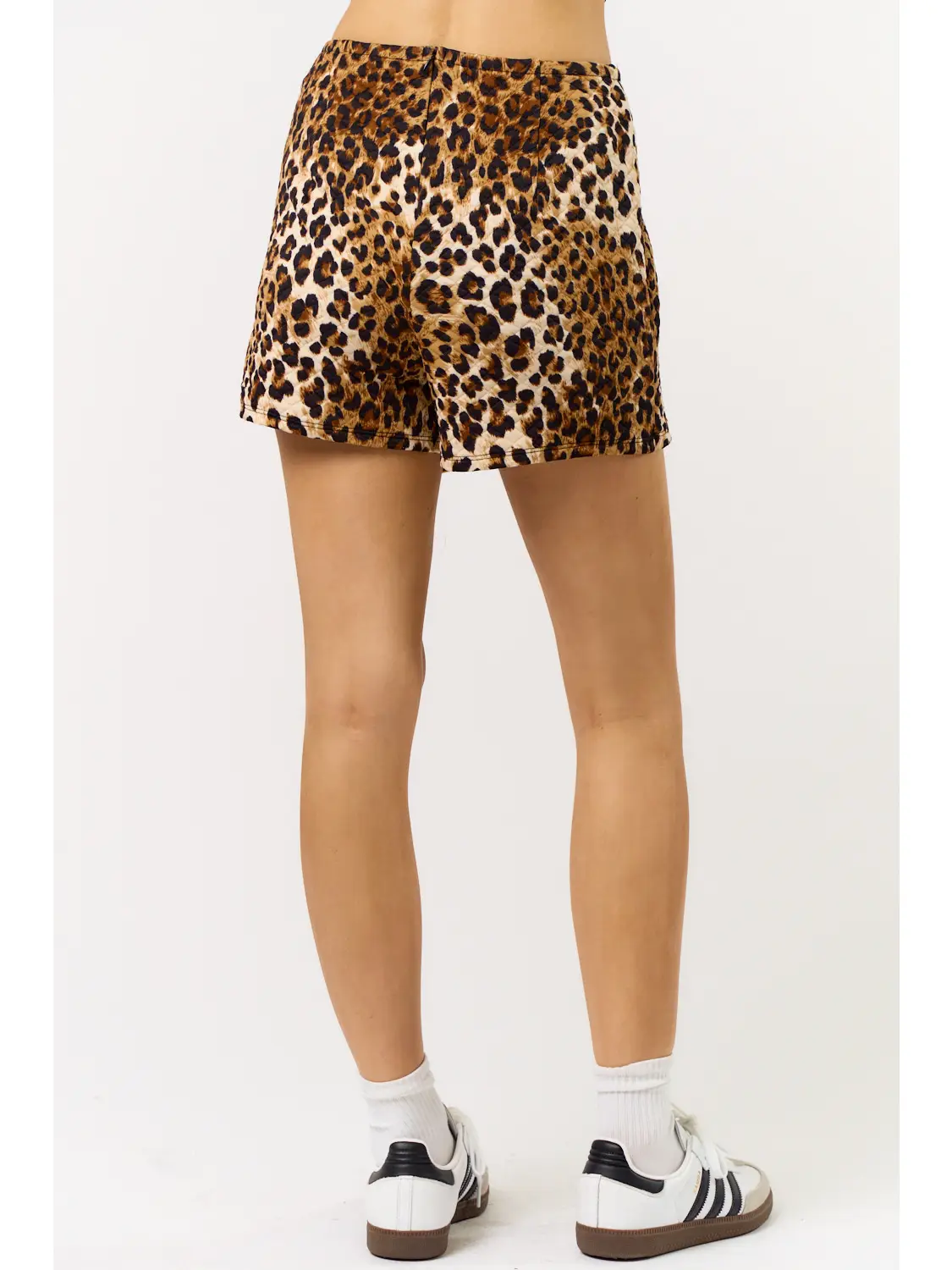 Quilted Leopard Skort