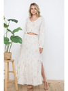 Floral Ruffle Skirt Set