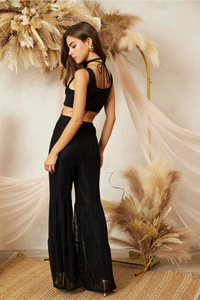 Black O ring Jumpsuit