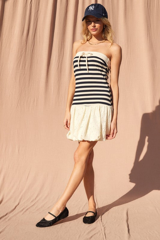 Stripe Lace Mini