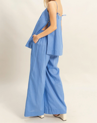 Blue Two Piece Tank Set