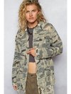 POL Distressed Camo Jacket