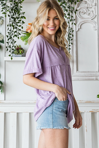 Lilac Short Sleeve