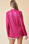 Pink Sequin Blazer