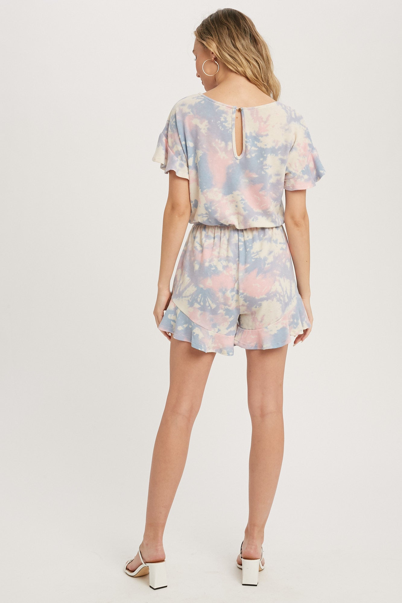 Tie Dye Terry Romper