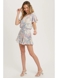 Tie Dye Terry Romper