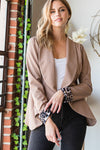 Light Mocha Leopard Blazer