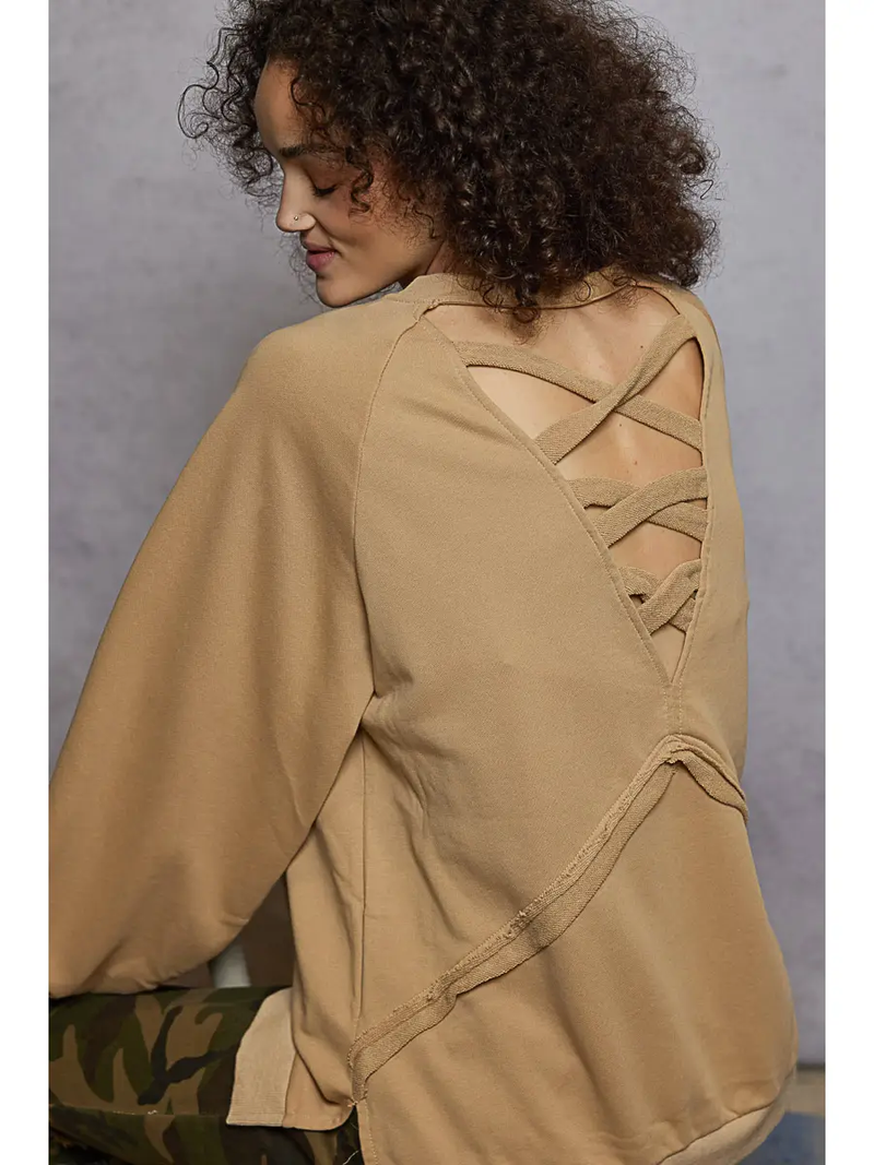 POL Criss Cross Sweatshirt