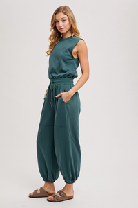 Hunter Green Jumpsuit