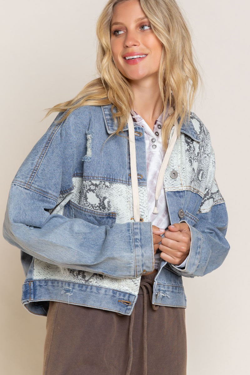 Snake Denim Jacket