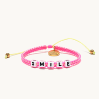 Little Words Project Woven Bracelet - Smile