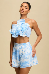 Flower Shorts Set