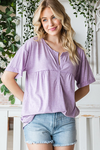 Lilac Short Sleeve