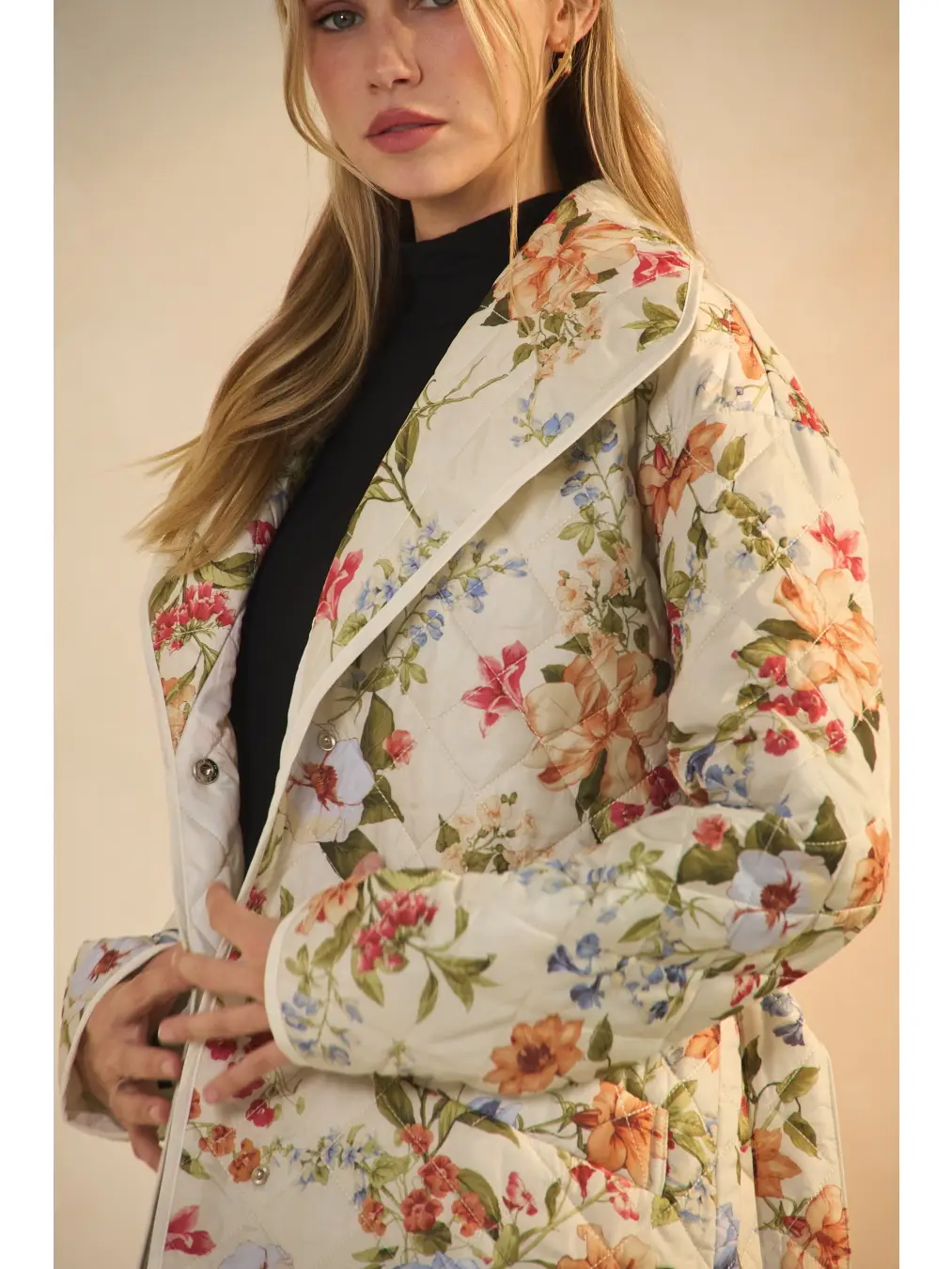 Floral Quilted Jacket
