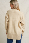 Oatmeal Button Down Cardigan