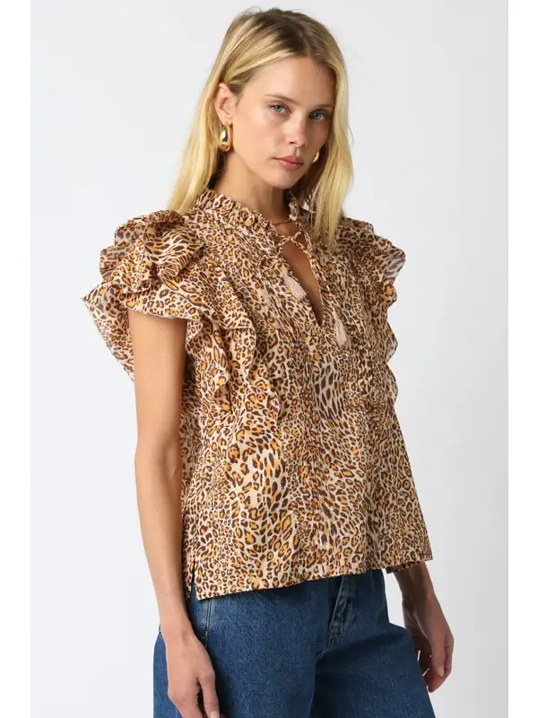 Neda Leopard Shirt