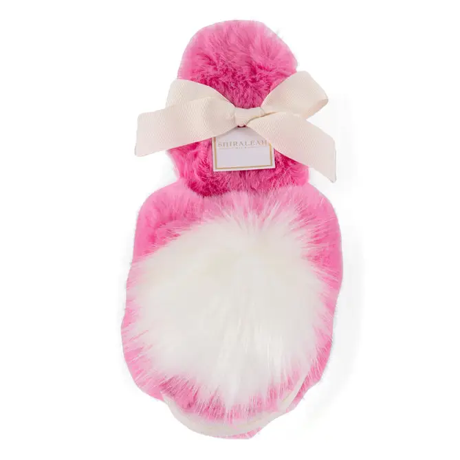 Magenta Puff Slippers