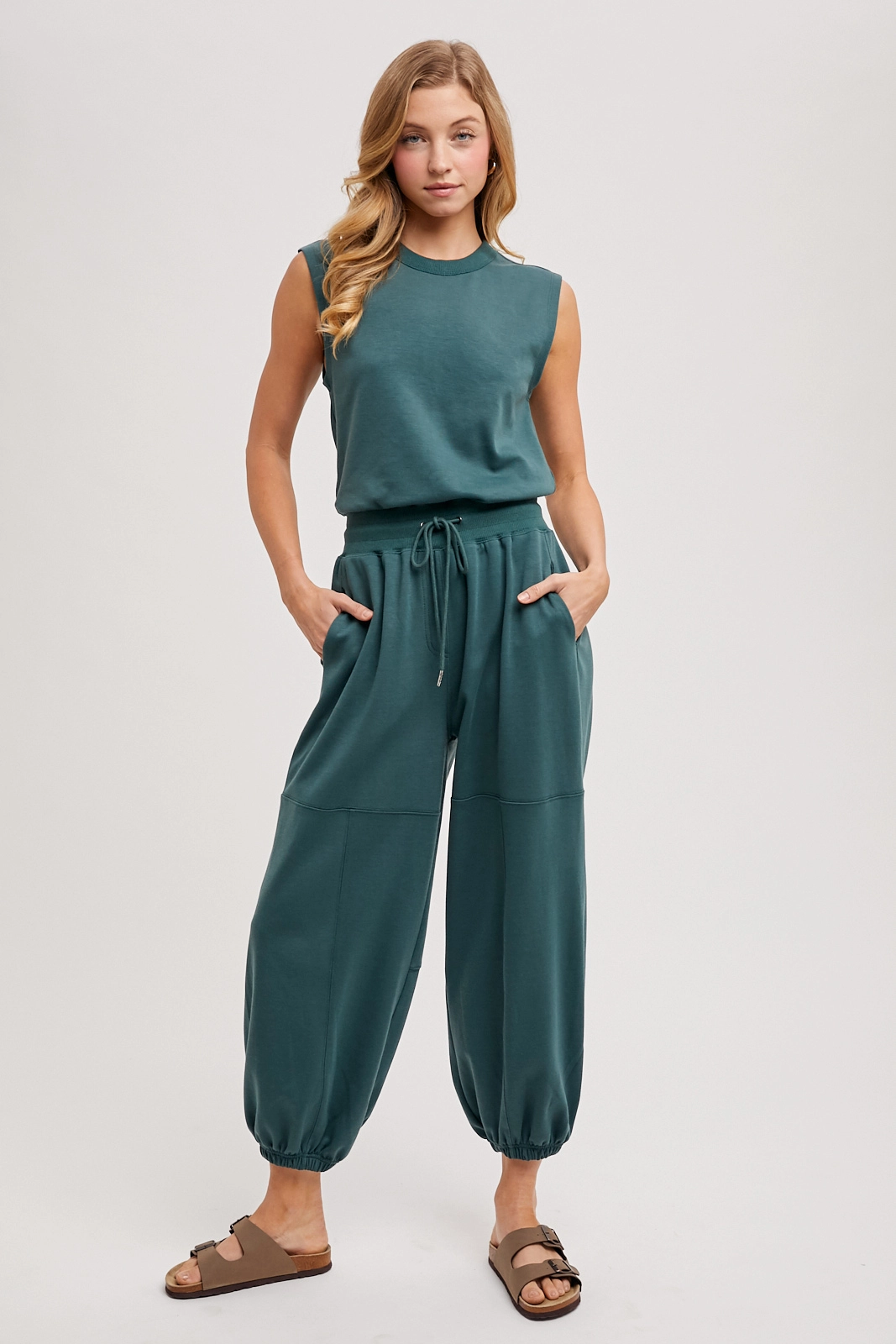 Hunter Green Jumpsuit