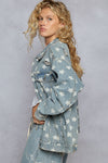 POL Denim Star Shacket