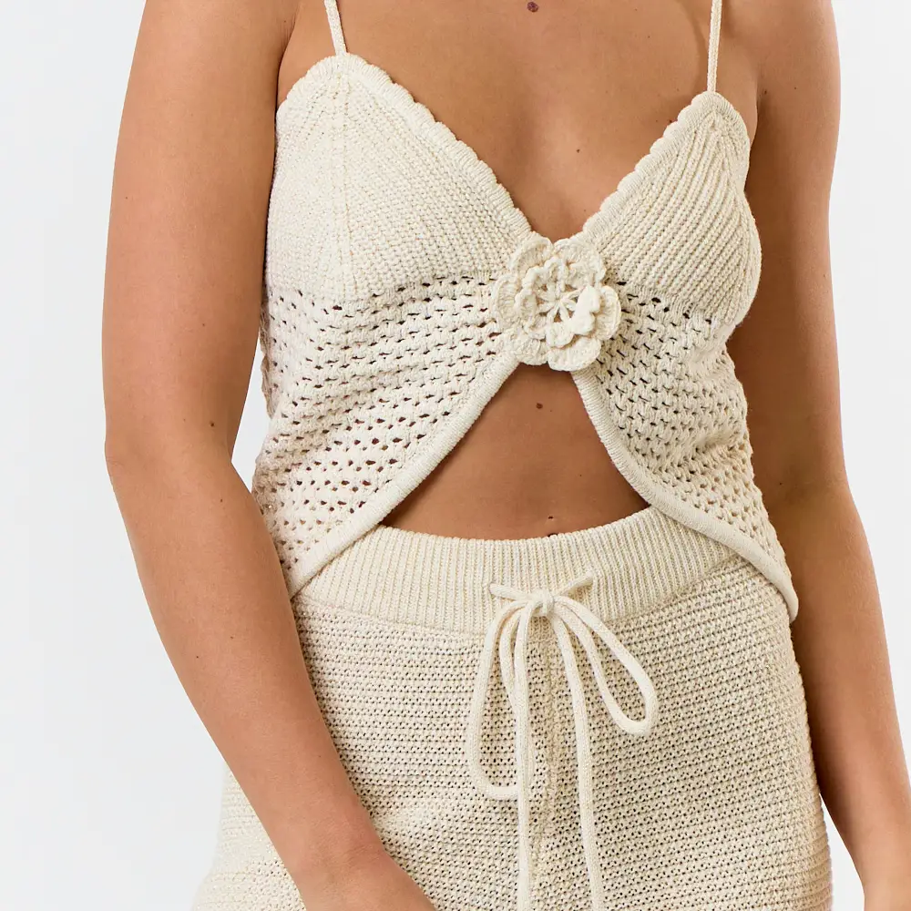 Crochet Flower Top
