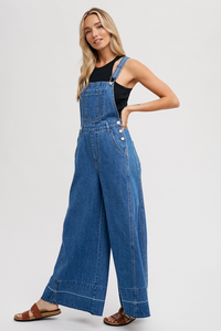 Wide Leg Overalls