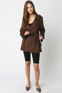 Brown Suede Jacket