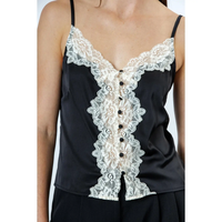 Black Ivory Lace Cami