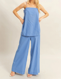 Blue Two Piece Tank Set