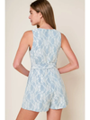 Light Blue Lace Romper