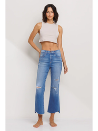 High rise flare jeans