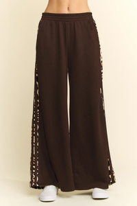 Two Tone Brown Leopard Pants