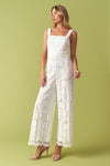 White Lace Jumpsuit