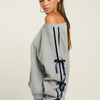 Bow Sleeve Sweatshirt