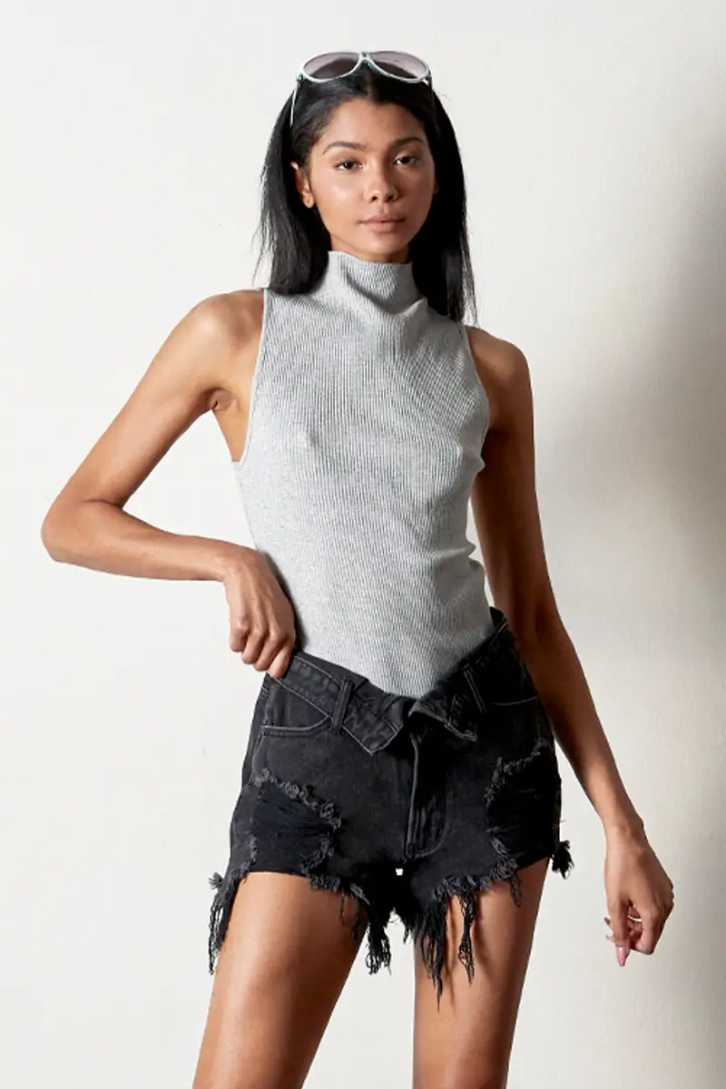 Copy of black criss cross shorts