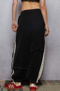 POL Black Studs Jogger Pants