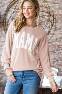 MAMA Long Sleeve Top