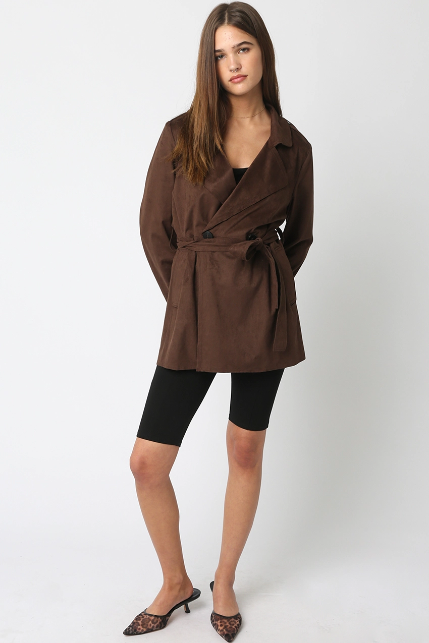 Brown Suede Jacket