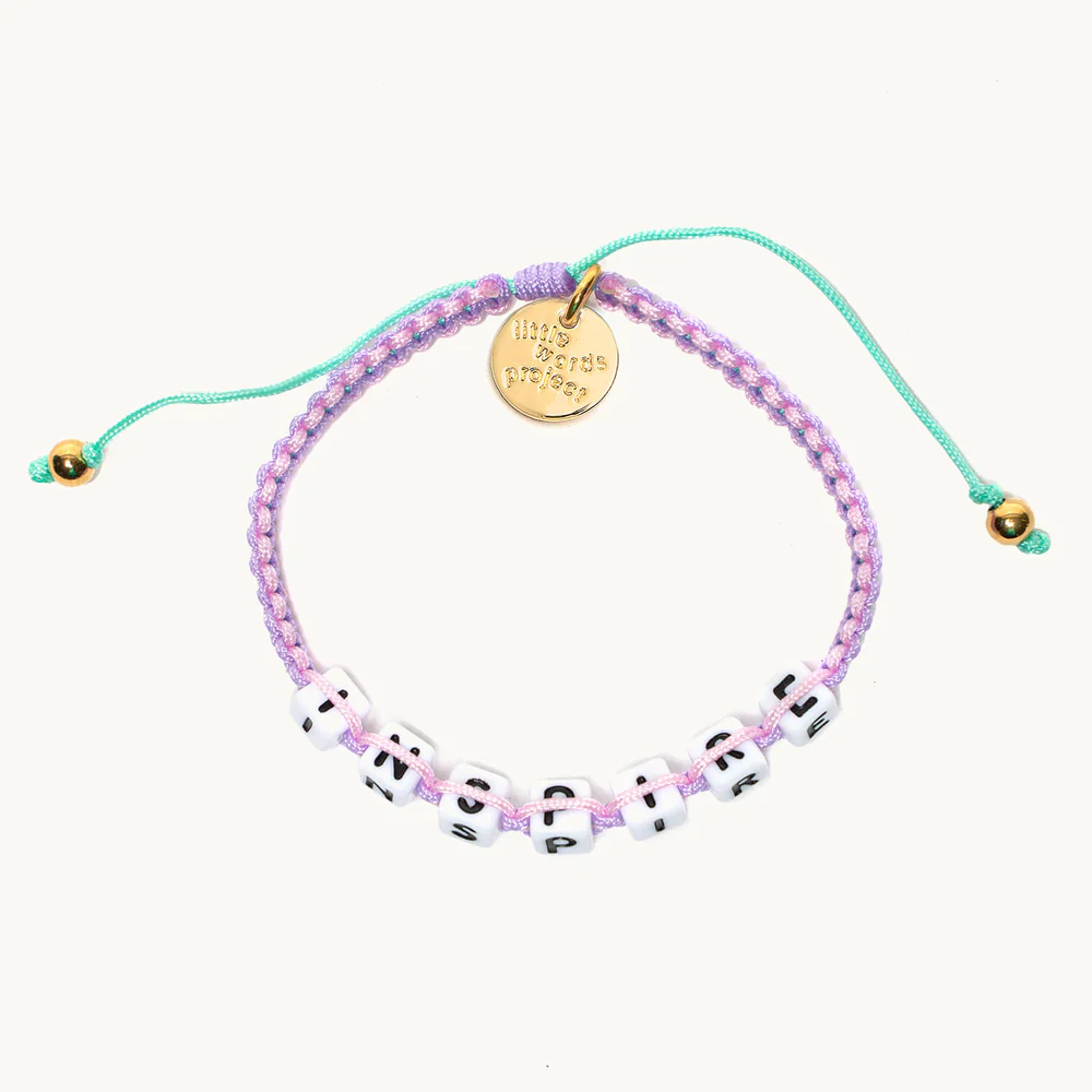 Little Words Project Woven Bracelet - Inspire