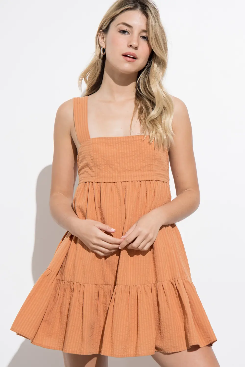 burnt orange mini dress Burnt Orange Mini Dress – All There Boutique