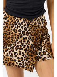 Quilted Leopard Skort