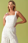 White Lace Jumpsuit