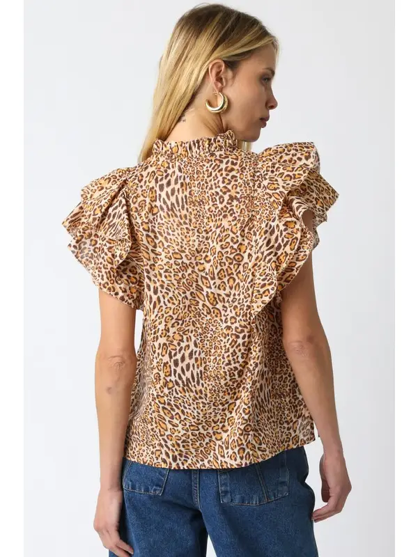 Neda Leopard Shirt