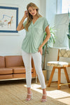 Sage Twisted Top