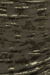 Moss Crushed Velvet Midi Dress