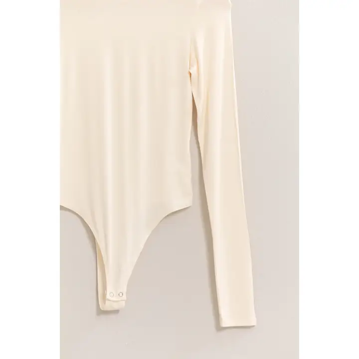 Cream Turtleneck Bodysuit