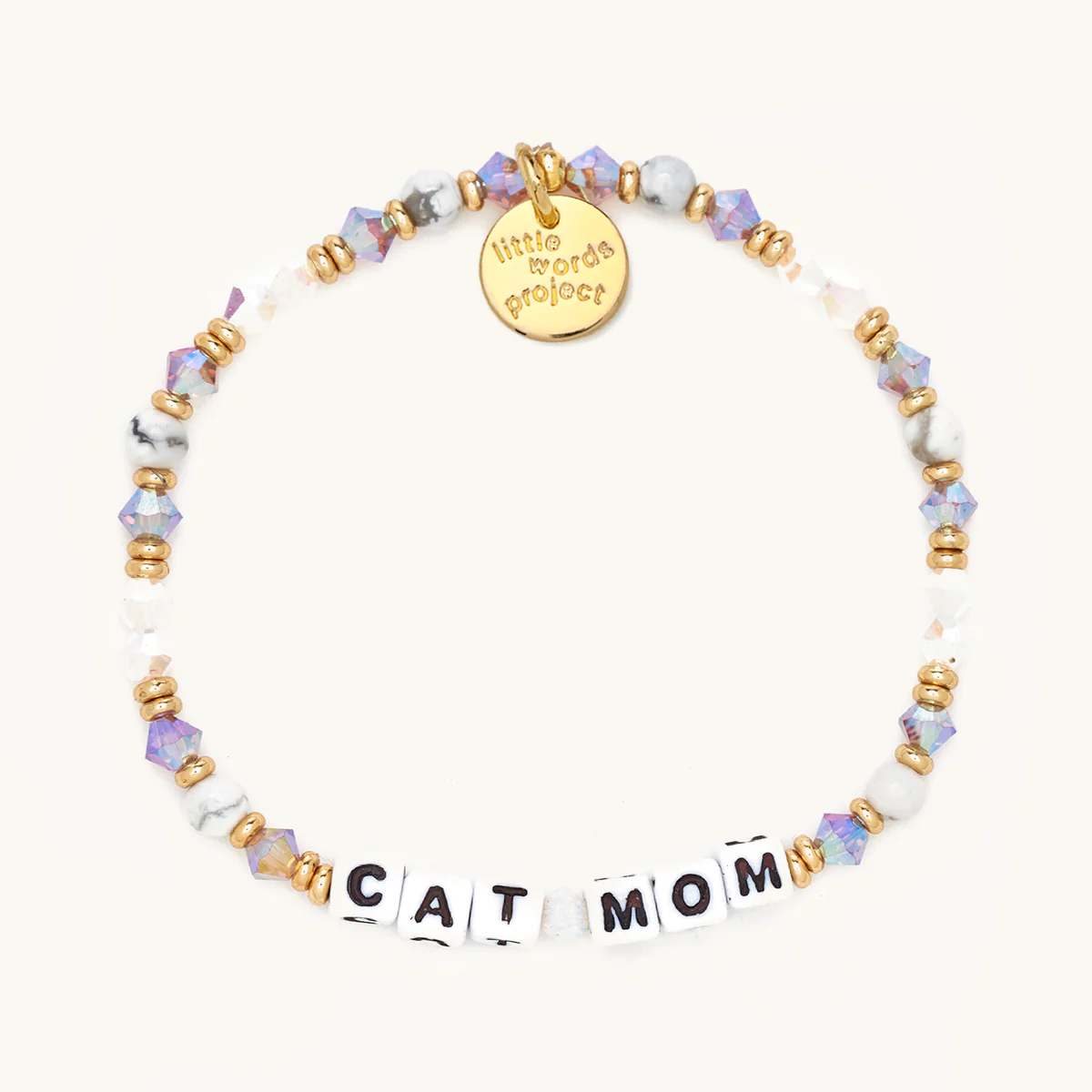 Little Words Project Cat Mom Bracelet