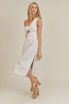 White One Shoulder Dress