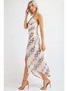 Snakeskin Slip Dress