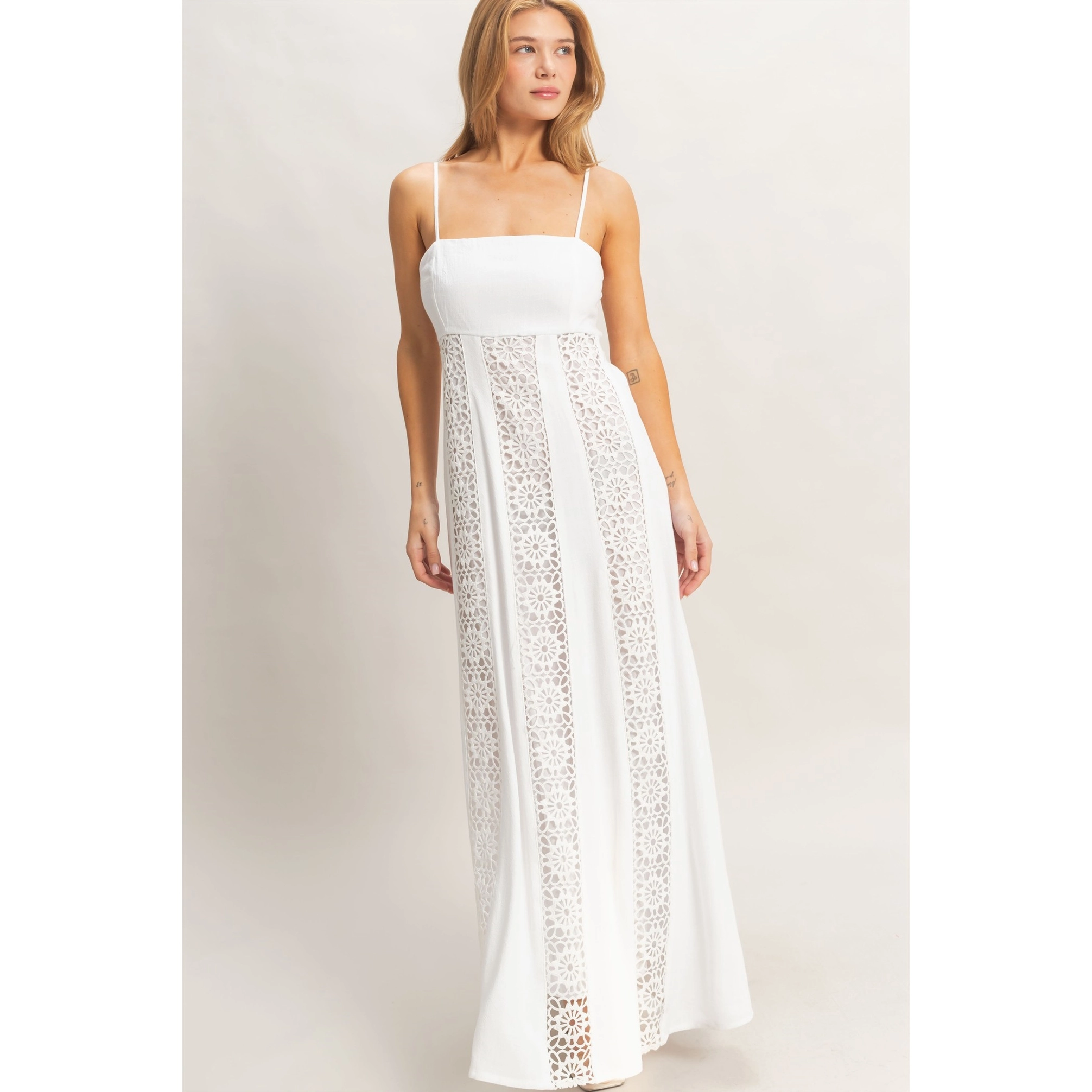 White Lace Maxi