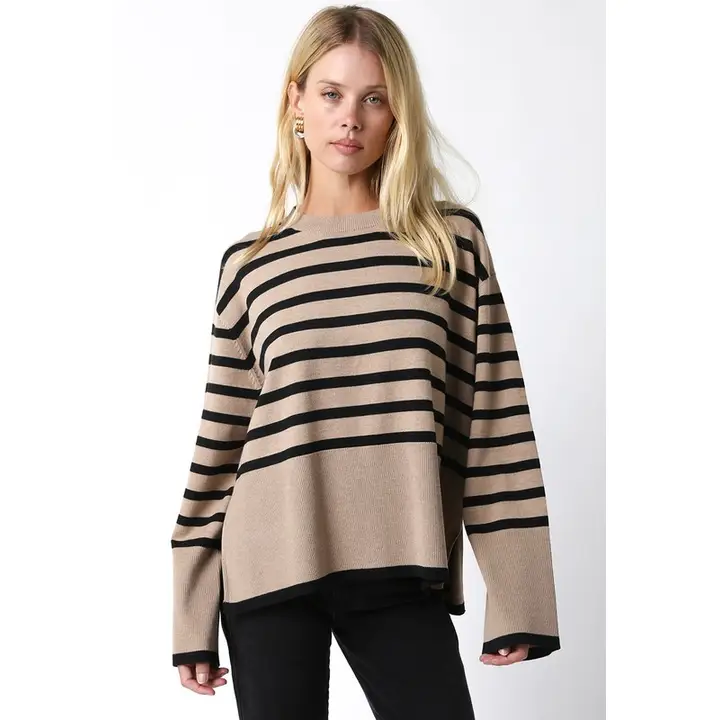 Janice Stripe Sweater